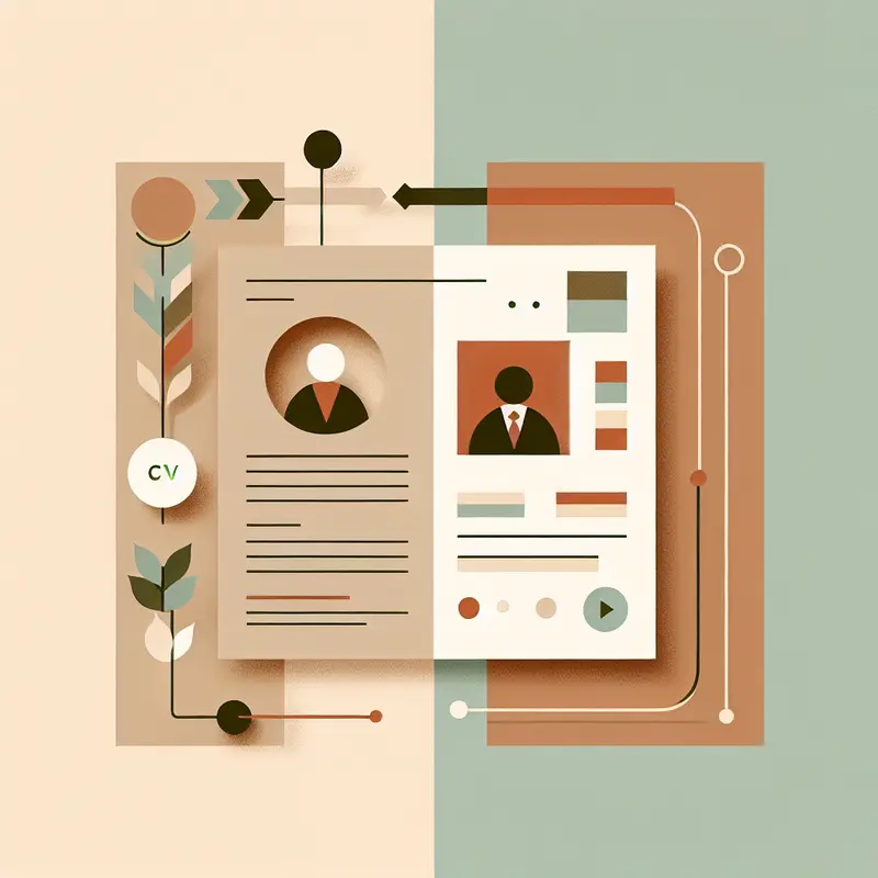 Illustratie: LinkedIn vs. cv: de 7 belangrijkste verschillen