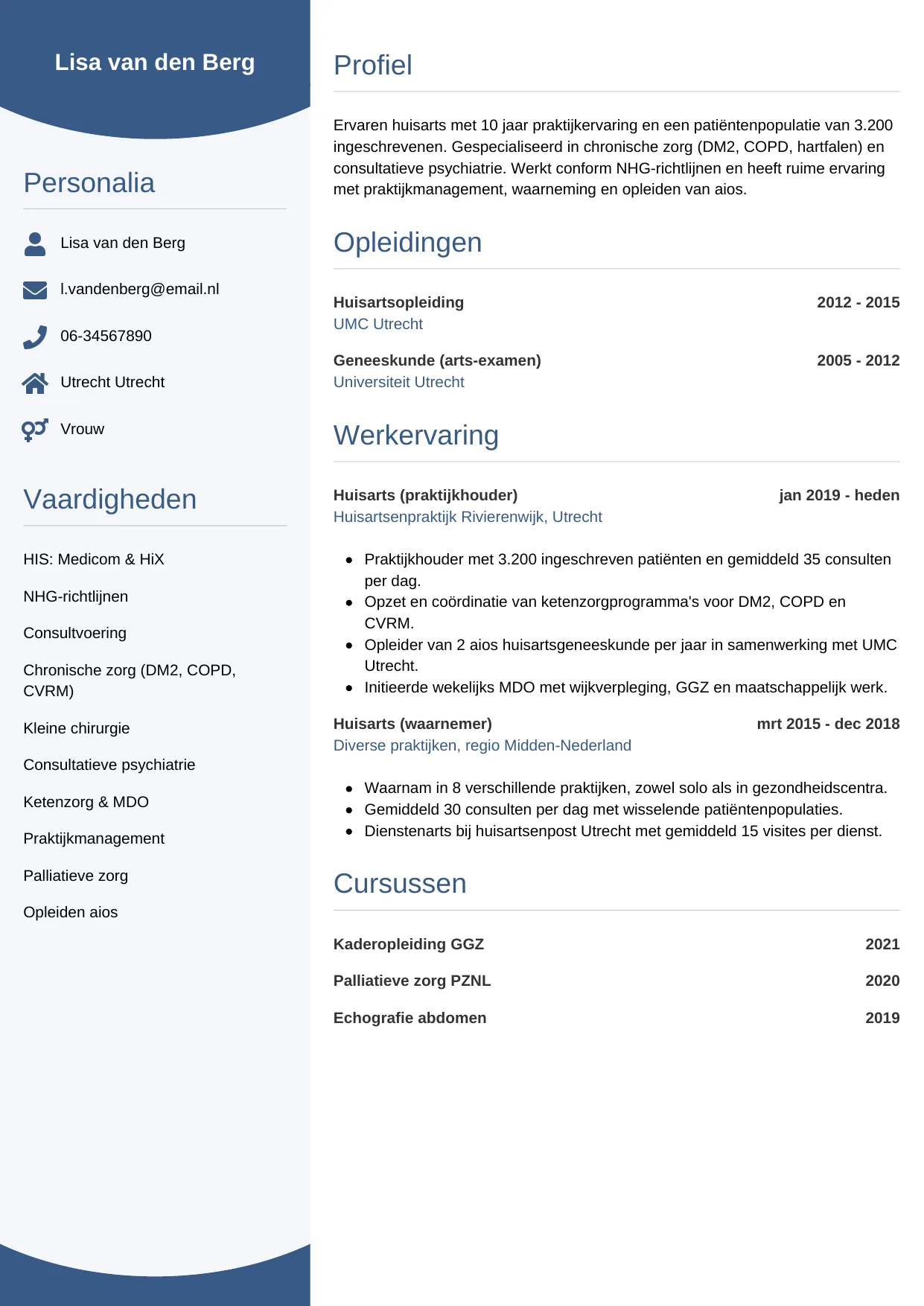 CV Circulair voor huisarts