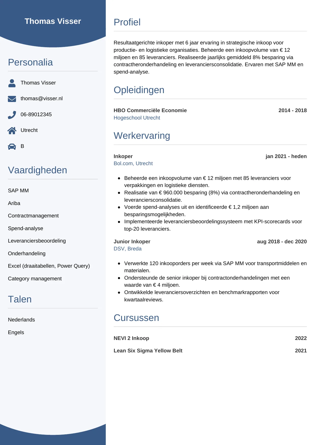 CV Circulair voor inkoper