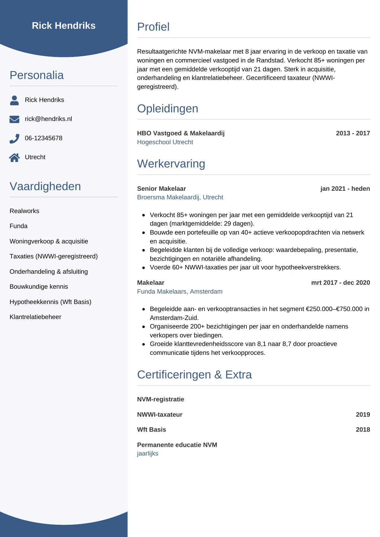 CV Circulair voor makelaar
