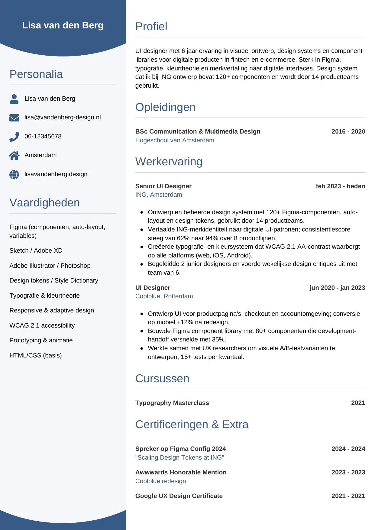 CV Circulair voor ui designer